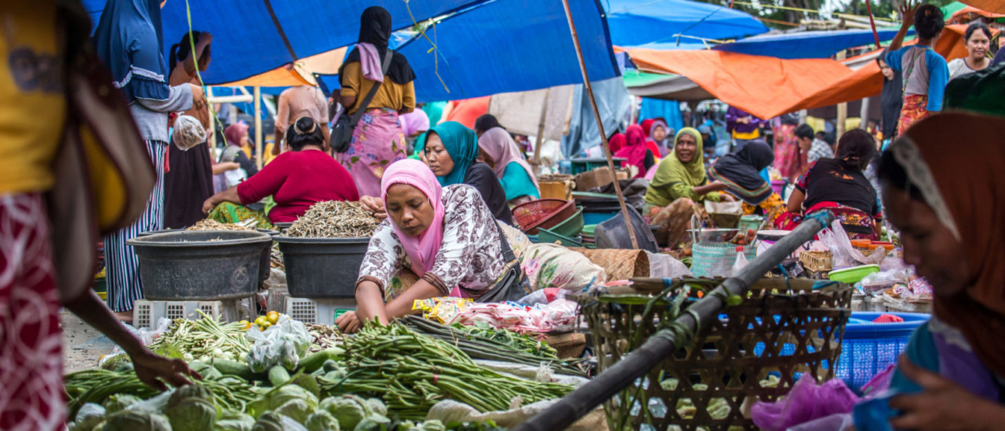 Senaru local market, Lombok, Indonesia